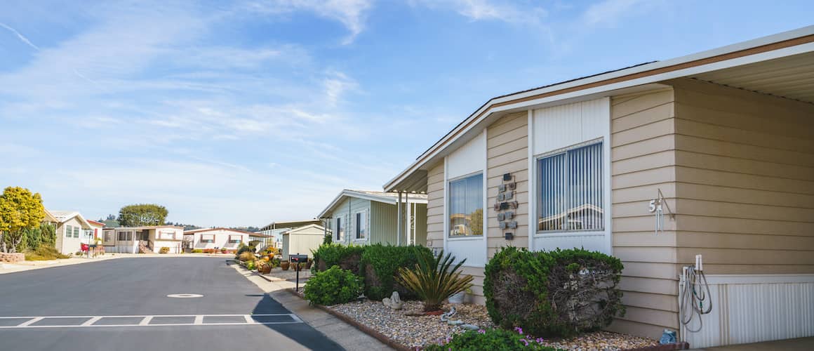 A home park in an age-restricted community in Oceano, California.