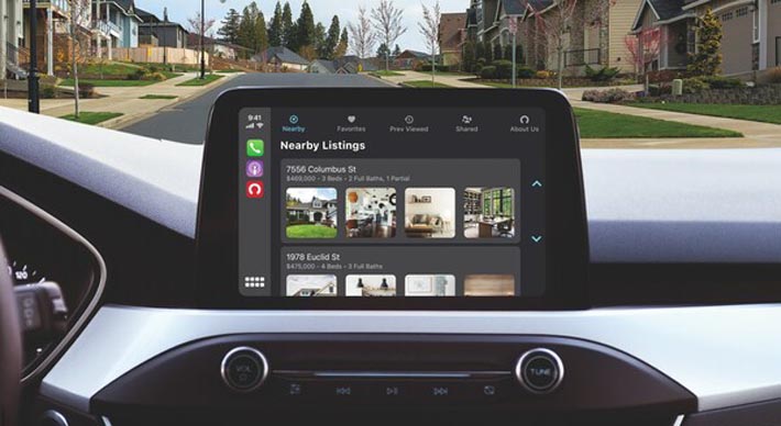 Rocket Homes Apple CarPlay Dash 