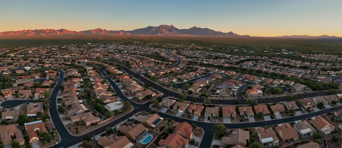 RHB Assets From IGX: Suburban neighborhood in Sahuarita Arizona