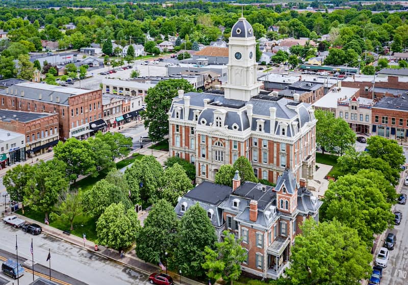 Hamilton County Courthouse in North Carolina.