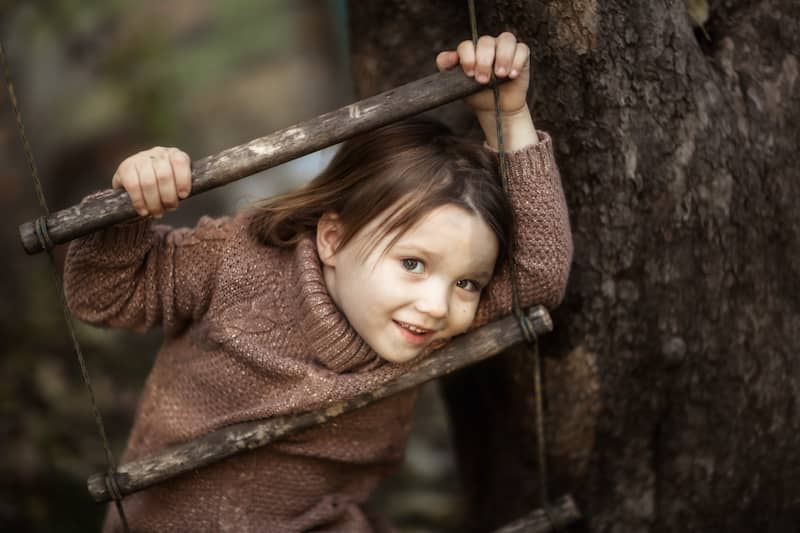 Treehouse ladder 