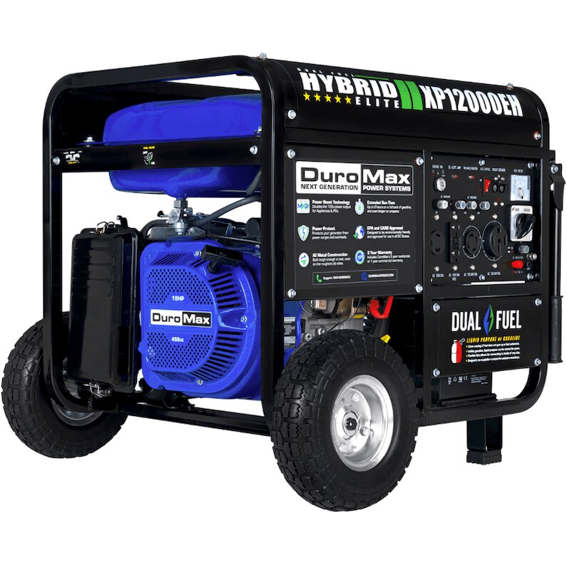 RHB Assets From IGX: DuroMax portable generator on a white background.