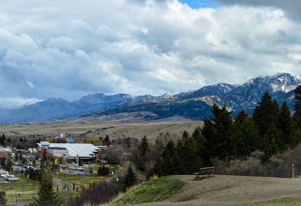 Bridger Mountains in Bozeman, Montana.