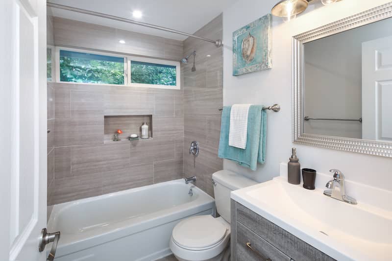 RHB Assets From IGX: Contemporary gray and white modern bathroom