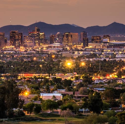 Skyline of Phoenix.