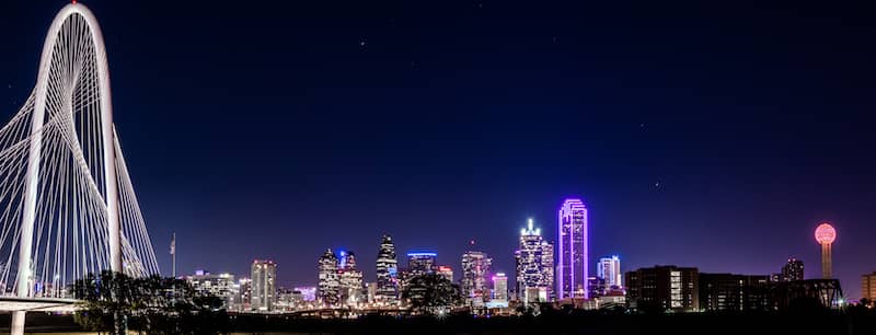 RHB Assets From IGX: Dallas Texas skyline at night