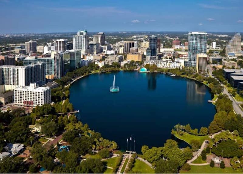 RHB Assets From IGX: Lake Eola fountain in Orlando Florida