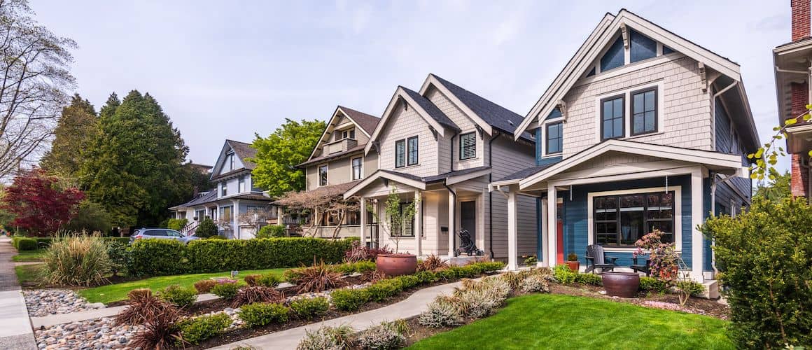 Perfect neighborhood, showcasing an ideal or picturesque neighborhood setting.