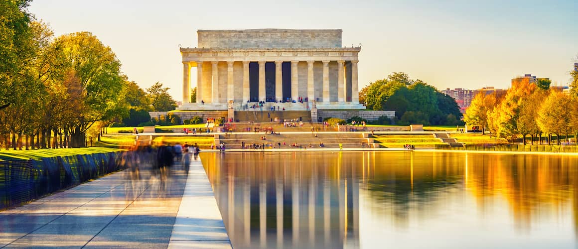 RHB Assets From IGX: Lincoln Memorial and pool in Washington, DC