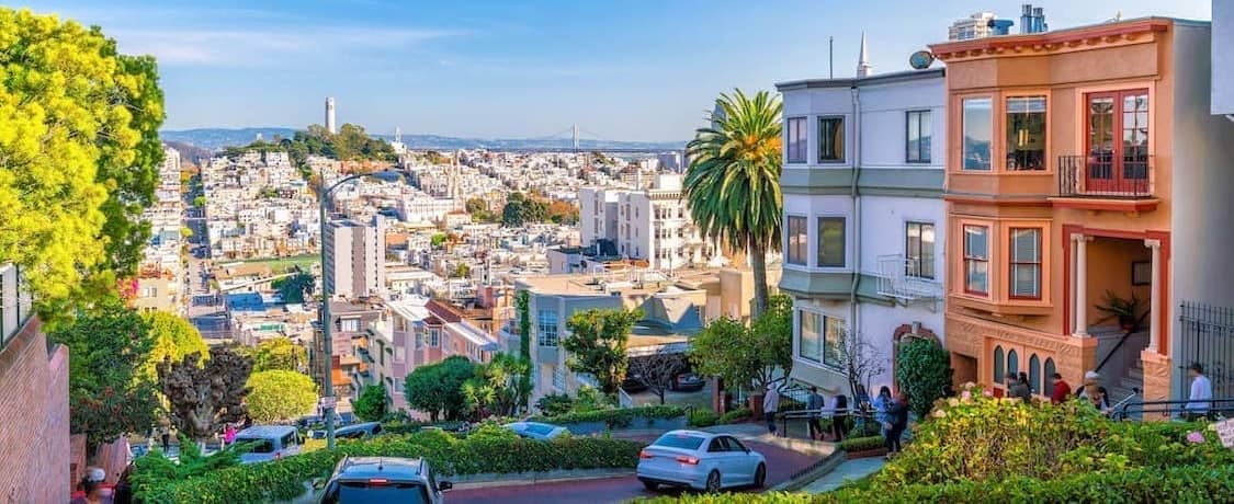 Lombard Street in San Francisco.