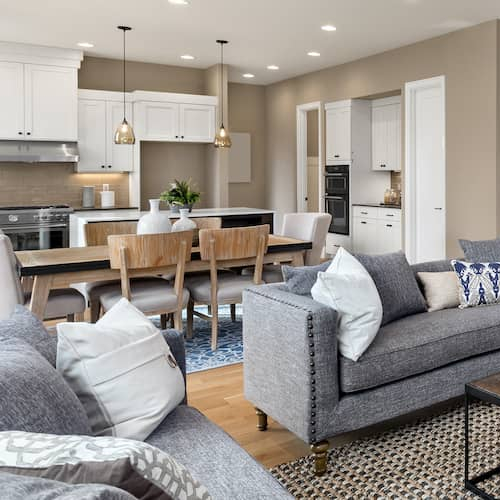 Neighbors talking about easement issues.