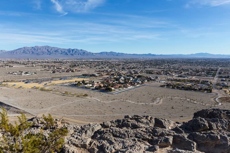 Mountain view from northern Las Vegas.