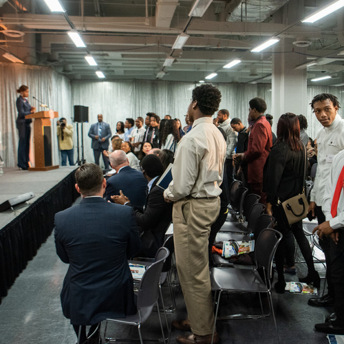 Moments from the Urban Alliance press conference