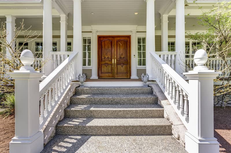 Ornate style front door 