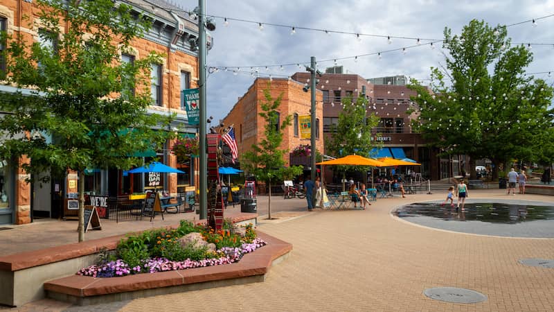 RHB Assets From IGX: A dog-friendly park in Fort Collins, Colorado with people walking their pets.