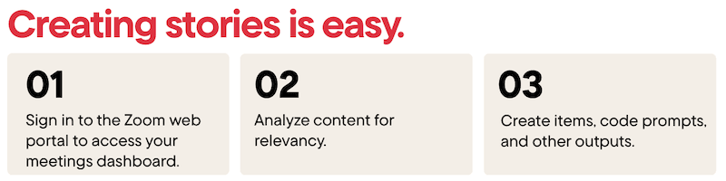 Image showing how easy it is to create stories.