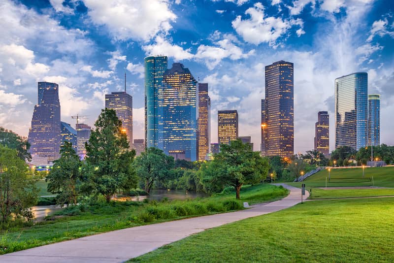 RHB Assets From IGX: Hiking trail along bayou in Houston Texas