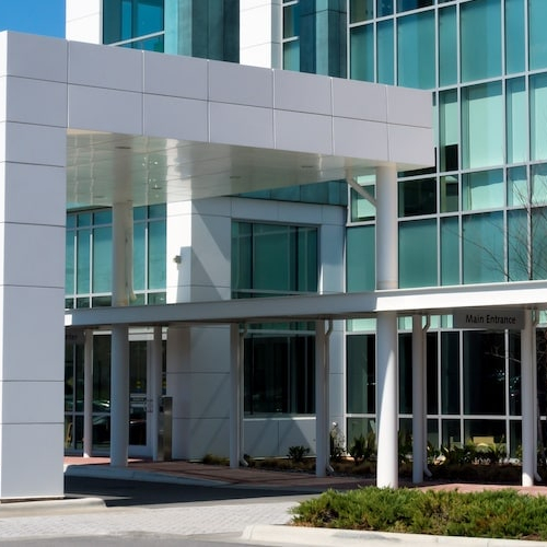 Modern residential buildings possible available for sale or rent.