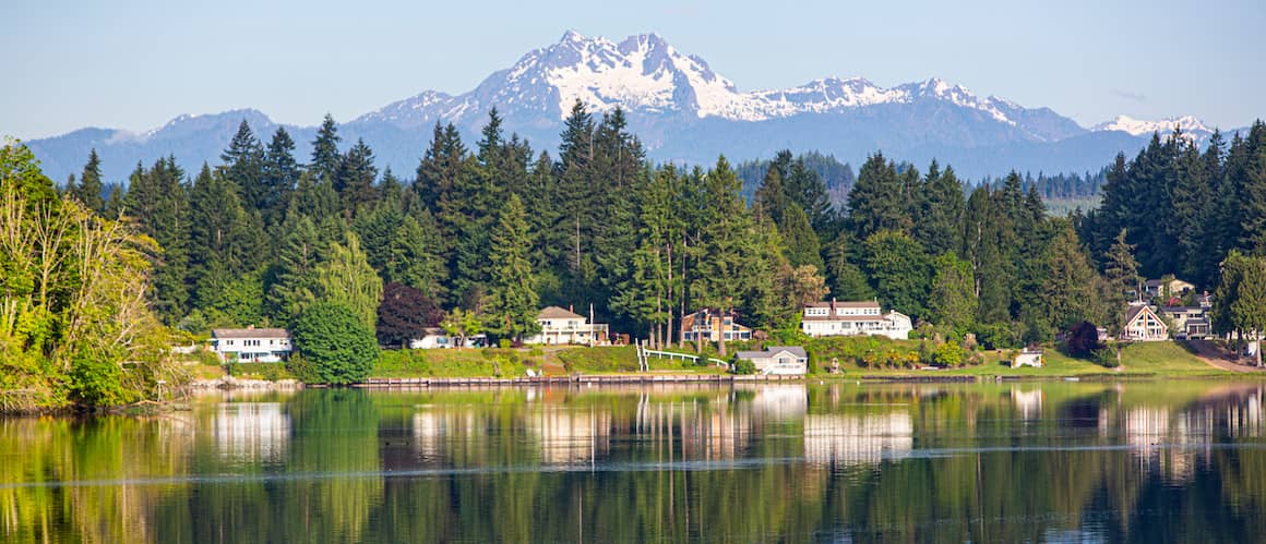 RHB Assets From IGX: Puget Sound and marina in Bremerton Washington