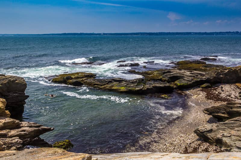 Jamestown, Rhode Island coastline.