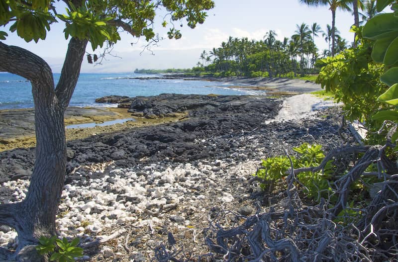 RHB Assets From IGX: Beautiful South Kohala coastline in Hawaii with clear blue water.