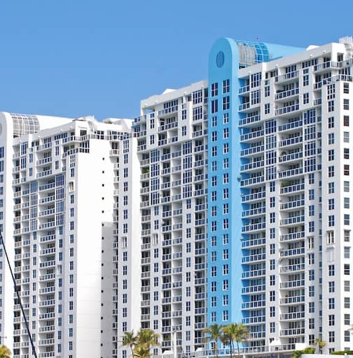 An image indicating FHA condos, representing condominiums eligible for FHA loans.