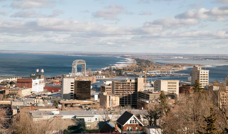 RHB Assets From IGX: Duluth Minnesota city skyline