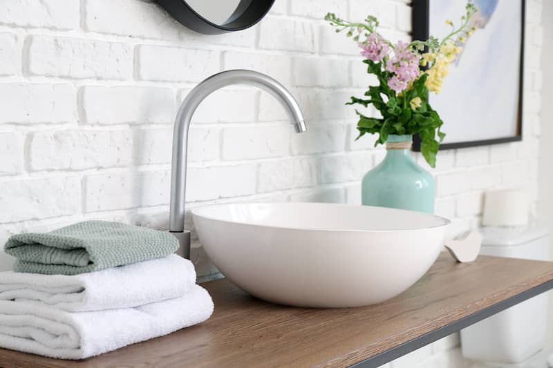 RHB Assets From IGX: White modern vessel bathroom sink