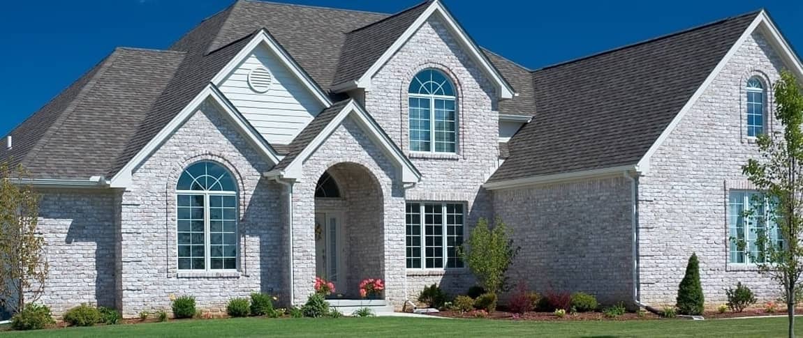 A beautiful brick home, showcasing real estate or homeownership.