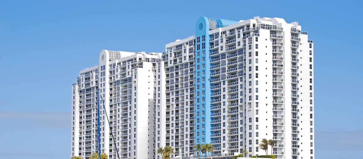 An image indicating FHA condos, representing condominiums eligible for FHA loans.
