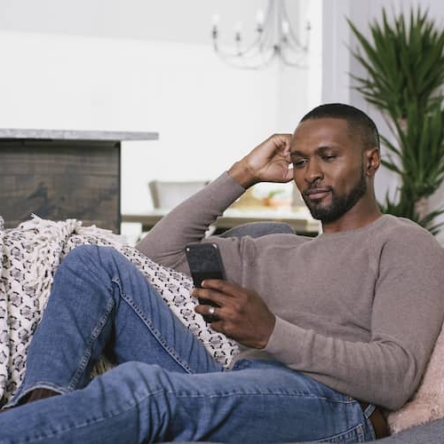 Image of man calculating his DTI.