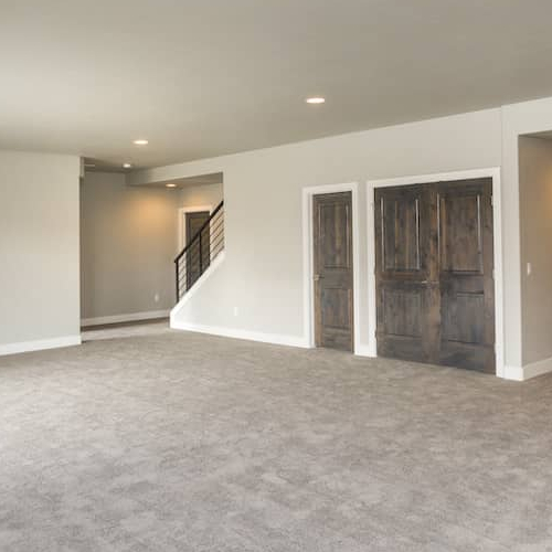 undecorated basement