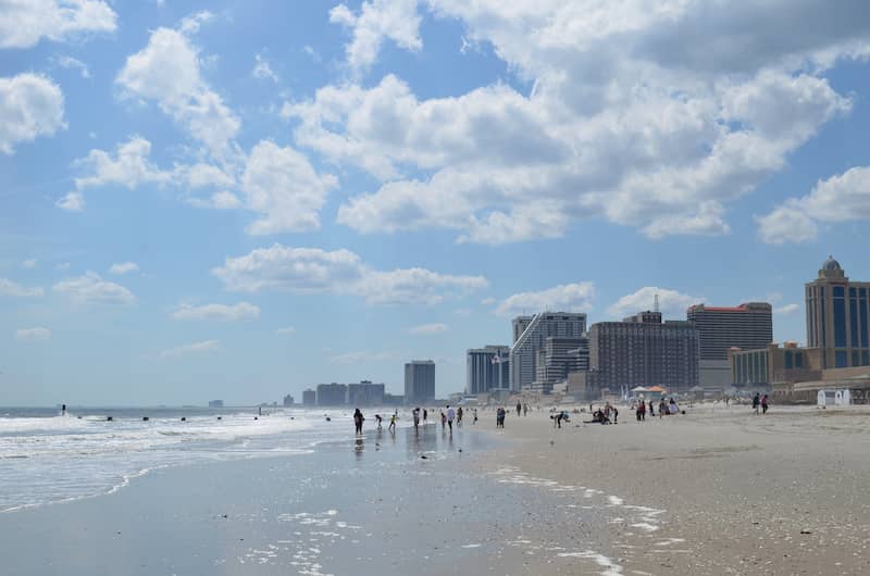 RHB Assets From IGX: Atlantic City New Jersey beach and skyline