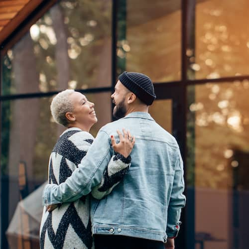 Couple in Modern House
