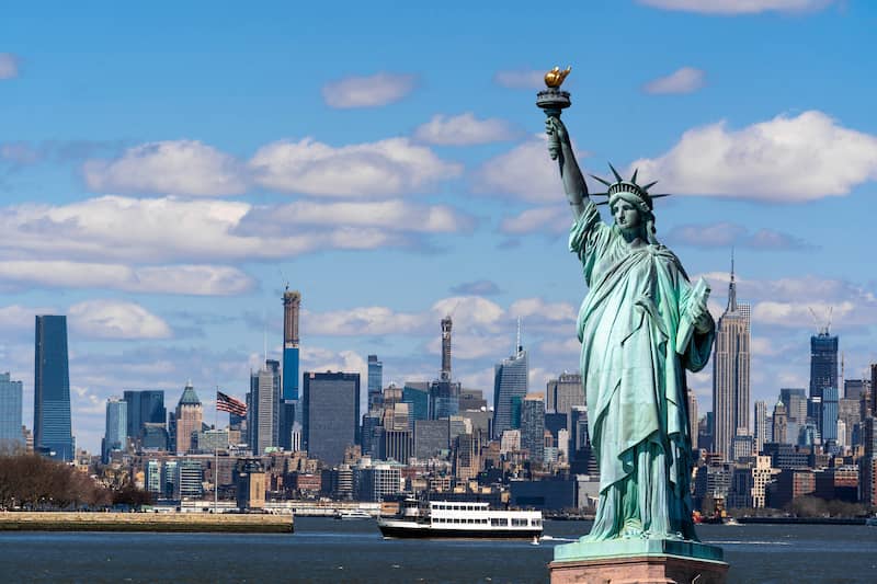 Statue of Liberty in NYC.