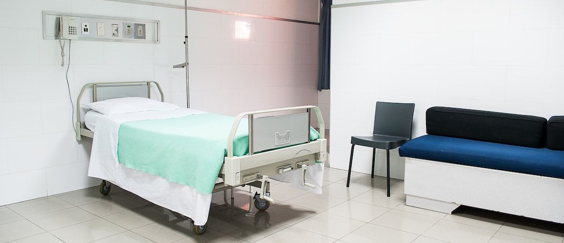 Image of empty an hospital room