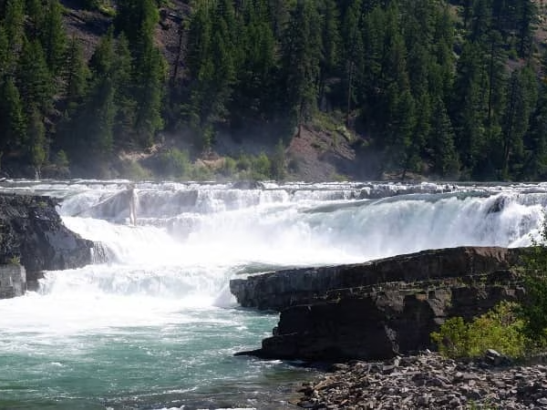 Kootenai Falls in Montana.