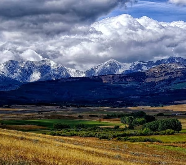 Bridger Mountains near Bozeman, Montana.