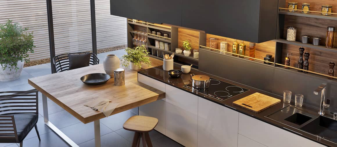 RHB Assets From IGX: A modern kitchen interior design.