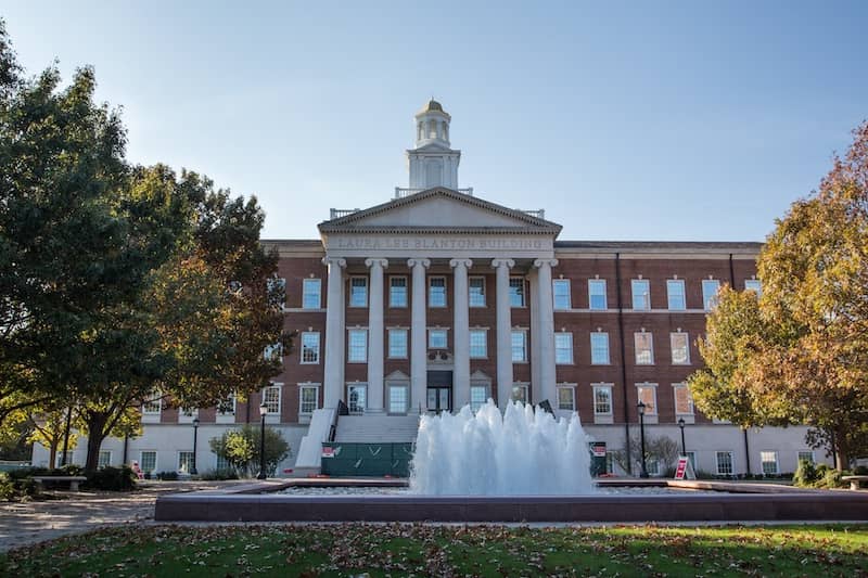 Laura Lee Blanton Building in the Southern Methodist University in University Park, Texas