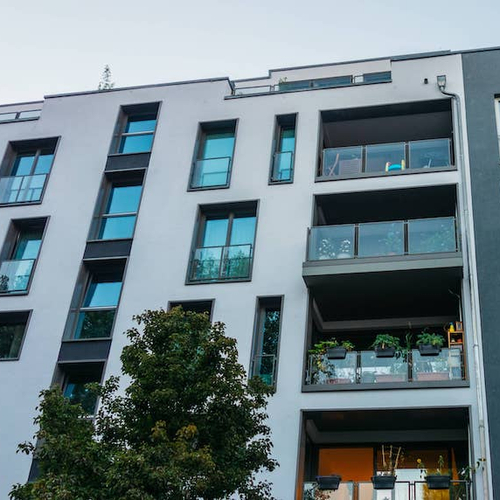 A Planned Unit Development (PUD) condo, depicting a specific type of residential property.