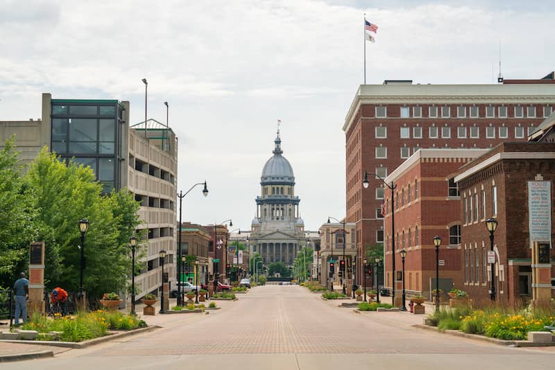 RHB Assets From IGX: Illinois State Capitol building in Springfield