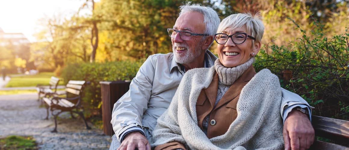 RHB Assets From IGX: Retired couple embracing outdoors