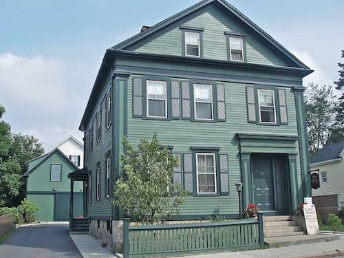 RHB Assets From IGX: Exterior of Borden House, a historic Victorian home in Fall River, Massachusetts.