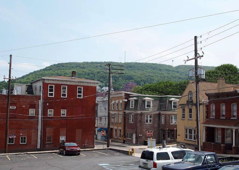 Downtown historic Pottsville.