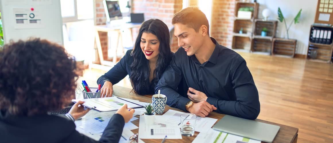 Couple Applying For A Loan