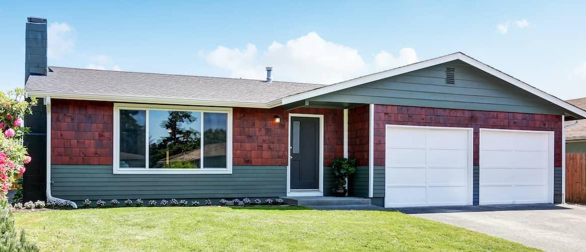 Outside facade of a home