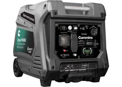 RHB Assets From IGX: Cummins Onan P4500i portable generator on a white background.