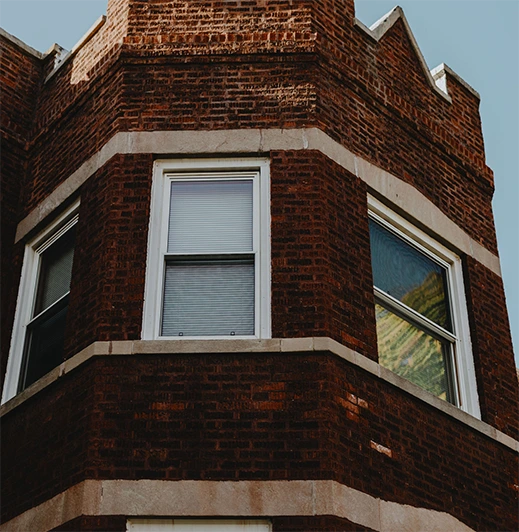 An old brick building with charm and character.