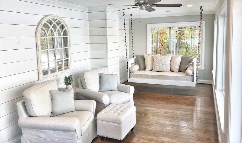 RHB Assets From IGX: Study and sunroom combination with chic furniture and large windows